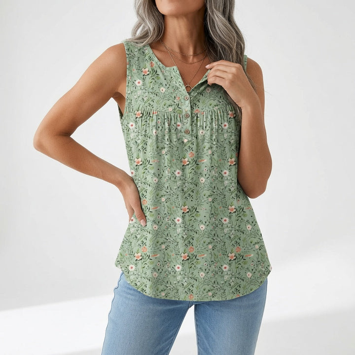 Louvine | Débardeur floral fluide confort