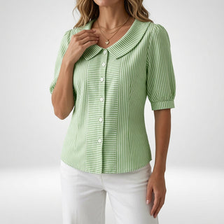 Louvine | Blouse à manches bouffantes
