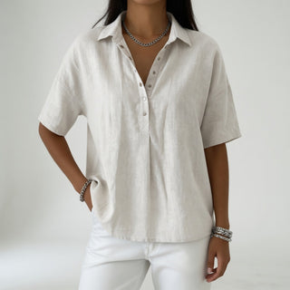Louvine | Blouse col chemise décontractée