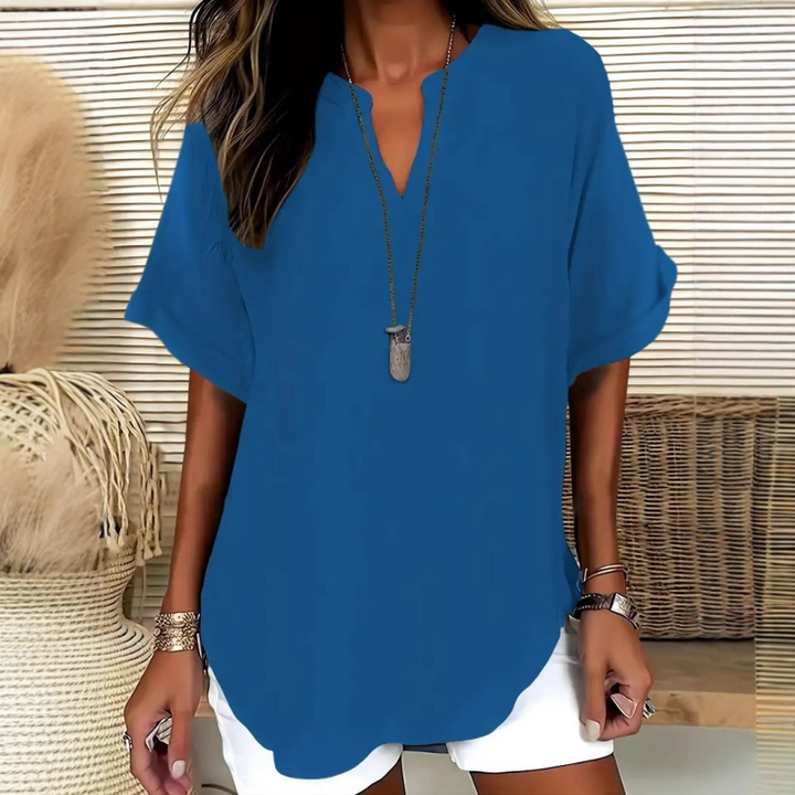 Louvine | Blouse fluide élégante au col