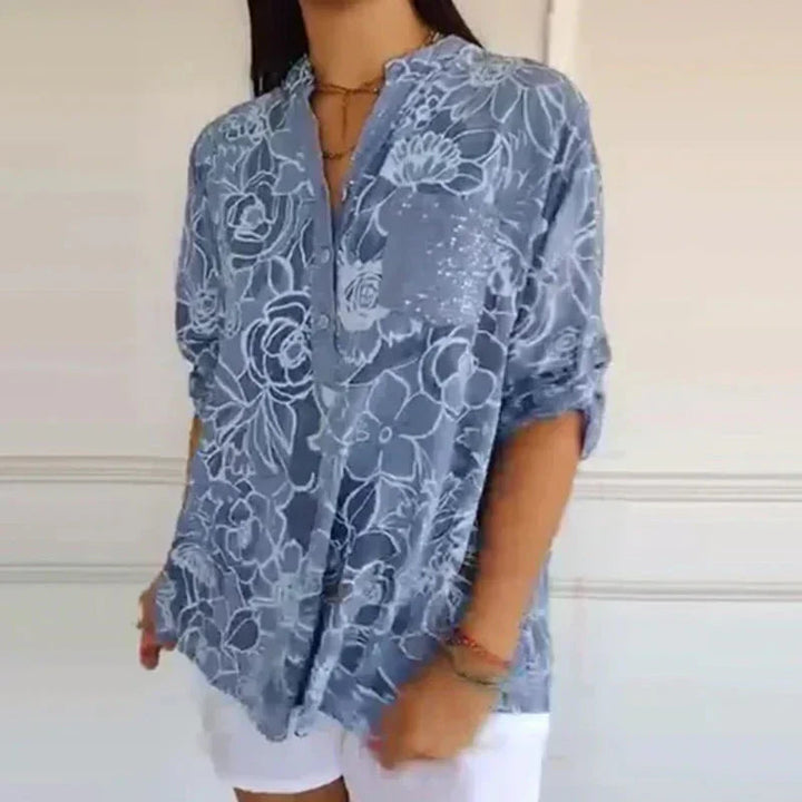 Louvine | Blouse élégante à imprimé
