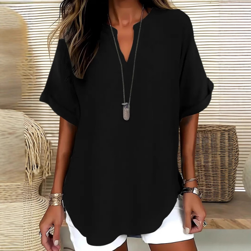 Louvine | Blouse fluide élégante au col