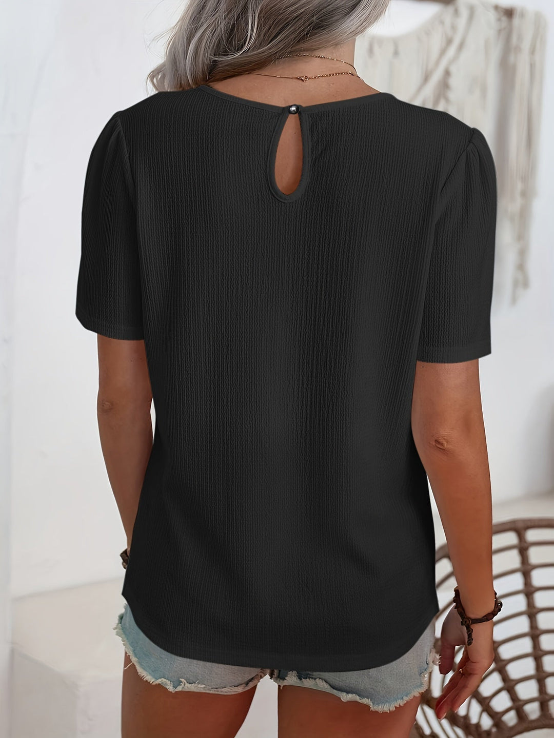 Louvine | T-shirt élégant à texture