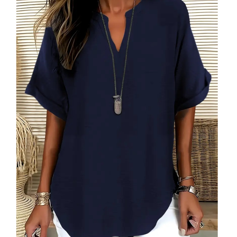 Louvine | Blouse fluide élégante au col
