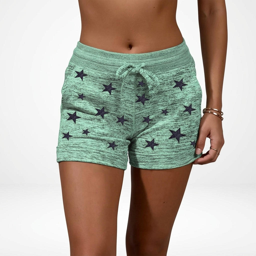 Louvine | Short imprimé poches cordon