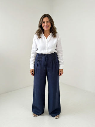 Louvine | Pantalon large en matériau haut de gamme