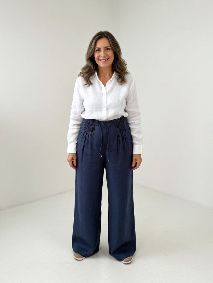 Louvine | Pantalon large en matériau haut de gamme