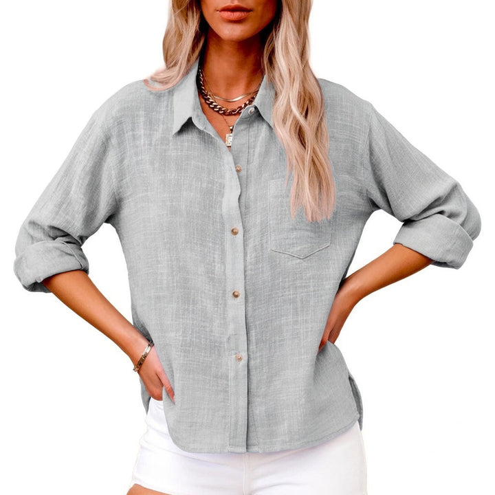 Louvine | Blouse en matériau haut de gamme élégante au style intemporel
