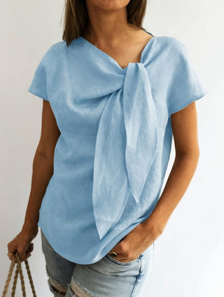 Louvine | Blouse élégante à nœud