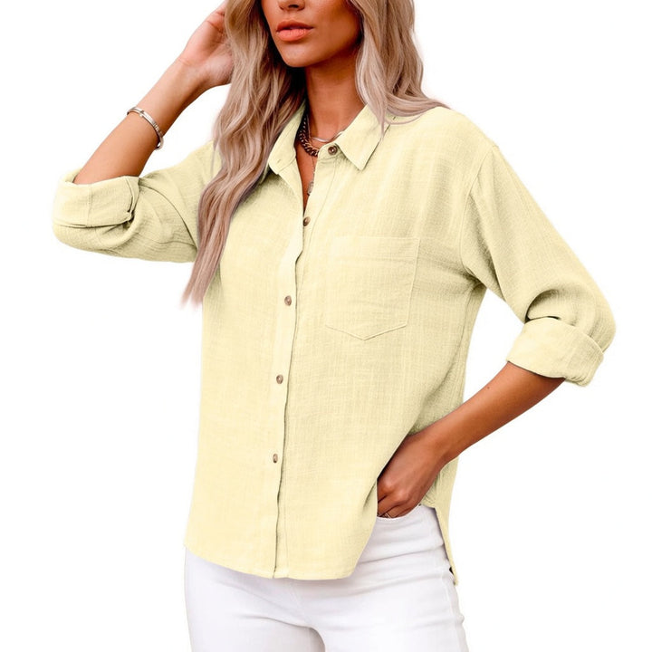Louvine | Blouse en matériau haut de gamme élégante au style intemporel