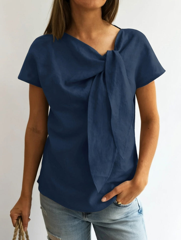 Louvine | Blouse élégante à nœud