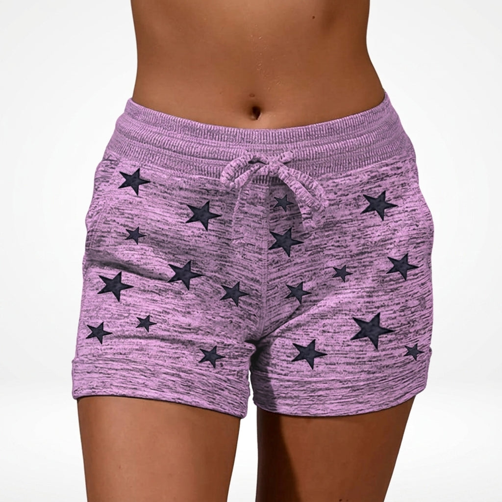 Louvine | Short imprimé poches cordon
