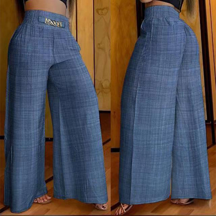 Louvine | Pantalon large taille haute