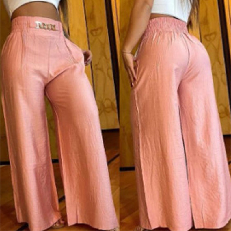 Louvine | Pantalon large taille haute