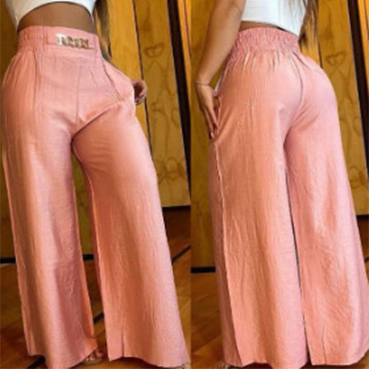 Louvine | Pantalon large taille haute